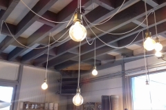 Lampe suspension araignée sur mesure