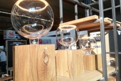 Lampes en chêne à poser - Ampoule LED