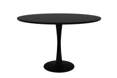 Ethnicraft - Table Torsion en chêne black brushed