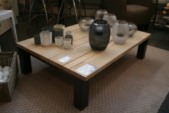 Création - Table de salon métal / bois